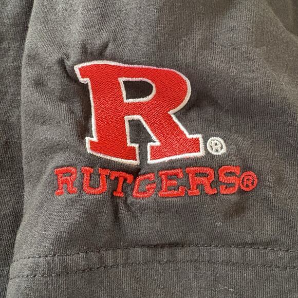 KA Knights Apparel Rutgers Scarlet Knights Embroidered Spellout Tee Men's XXL - Picture 5 of 12